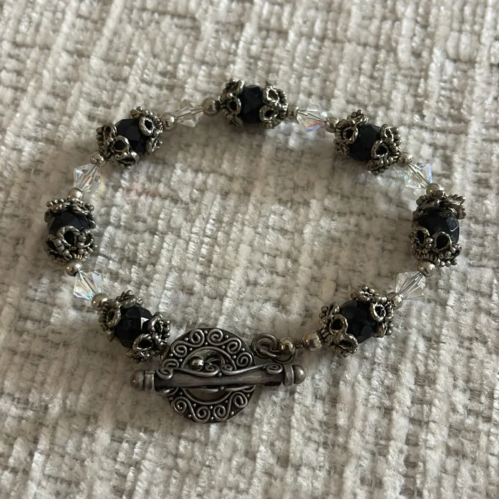 Crystal Bracelet Black & Clear